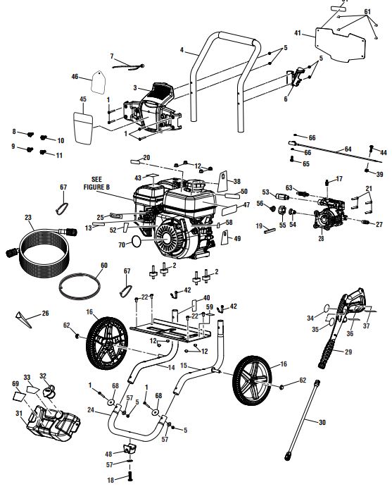 RYOBI POWER WASHER PARTS